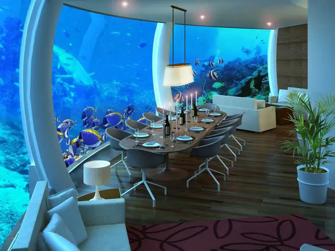 Poseidon Undersea Resort на острове Фиджи. 