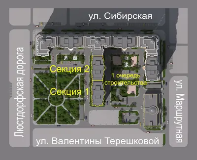 ЖК Грин Парк Новострой в Одессе план