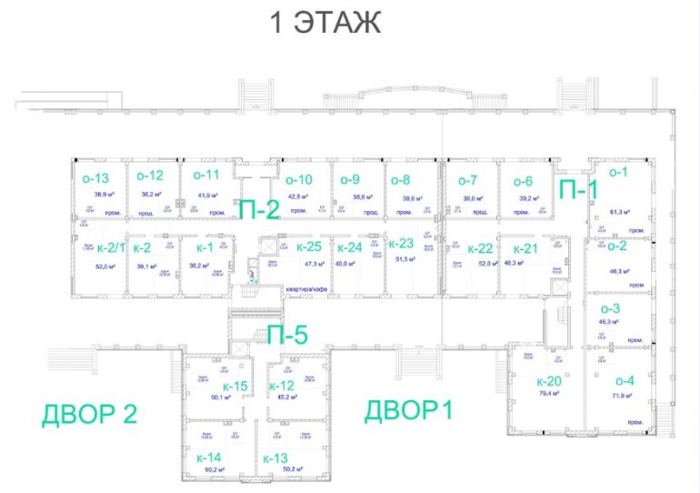 ЖК Авторский. 3 очередь. 1 этаж