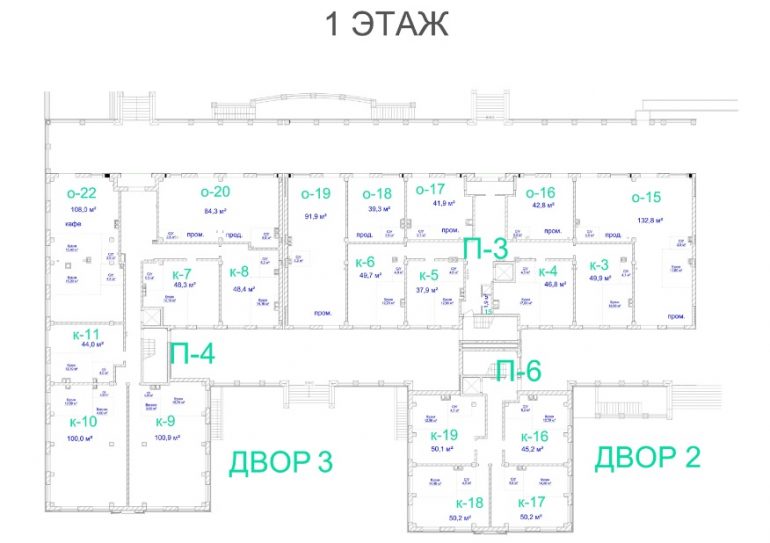 ЖК Авторский. 2 очередь. 1 этаж