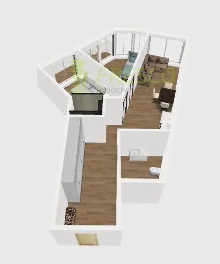 2-room apartments · 78.9 m² · Kandinsky Residence