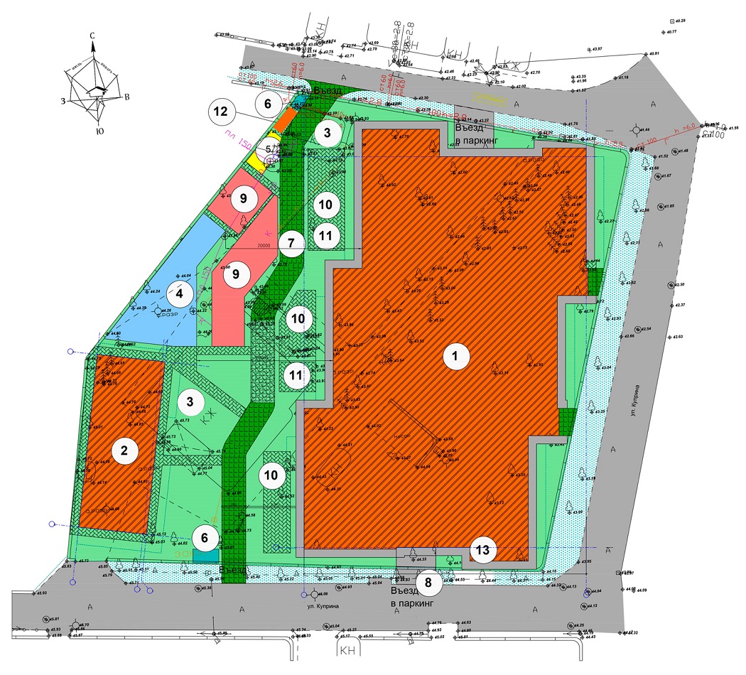 ЖК Garden House Repino генплан