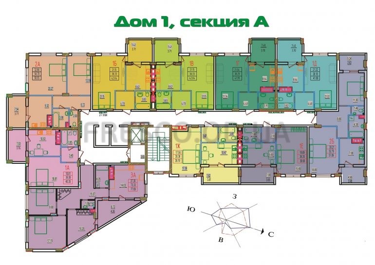ЖК Розенталь (RosenTal ) дом 1 секция А
