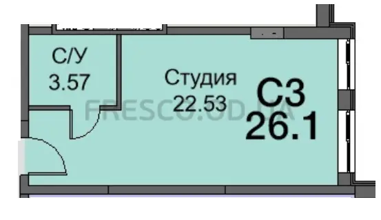 Студия · ЖК Новая Европа