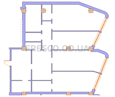 Трёхкомнатная · 143.7 м² · Морская симфония