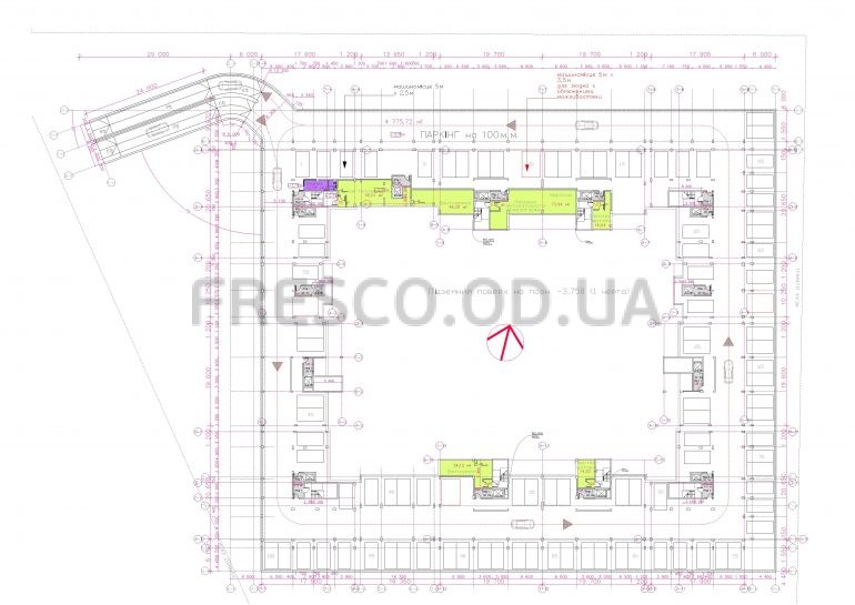 ЖК VENTUM (Вентум) план паркинга