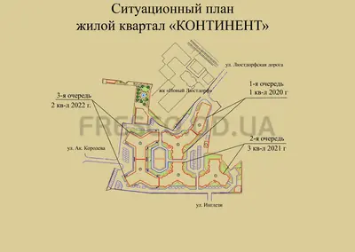 ЖК Континент генплан нов
