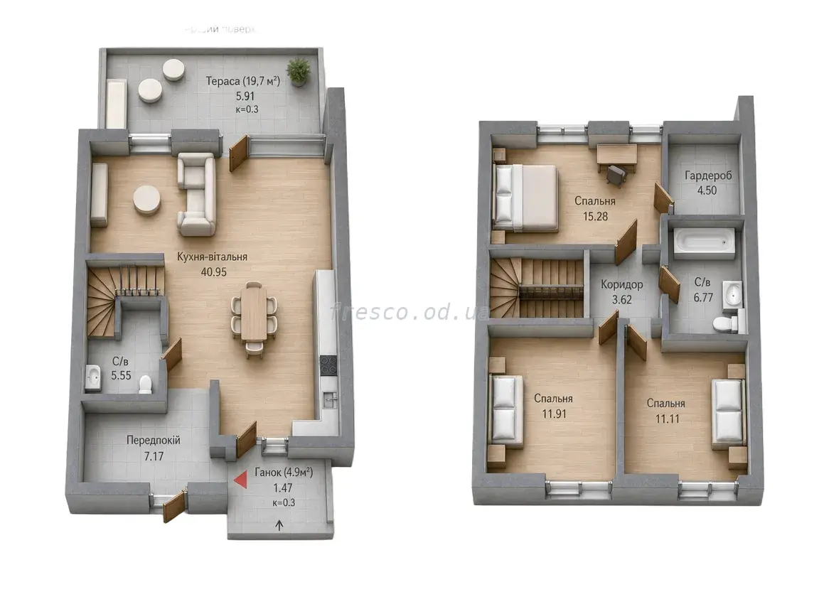 Townhouse · 117.33 m² · ArtPark Townhouses