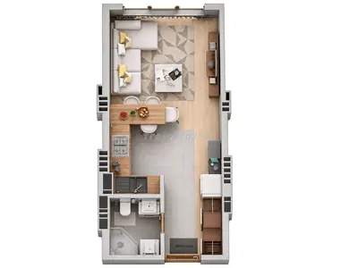 Студия · 25.12 м² · ЖК Мариинский