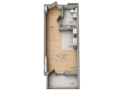 Студия · 29.56 м² · ЖК Сити Парк