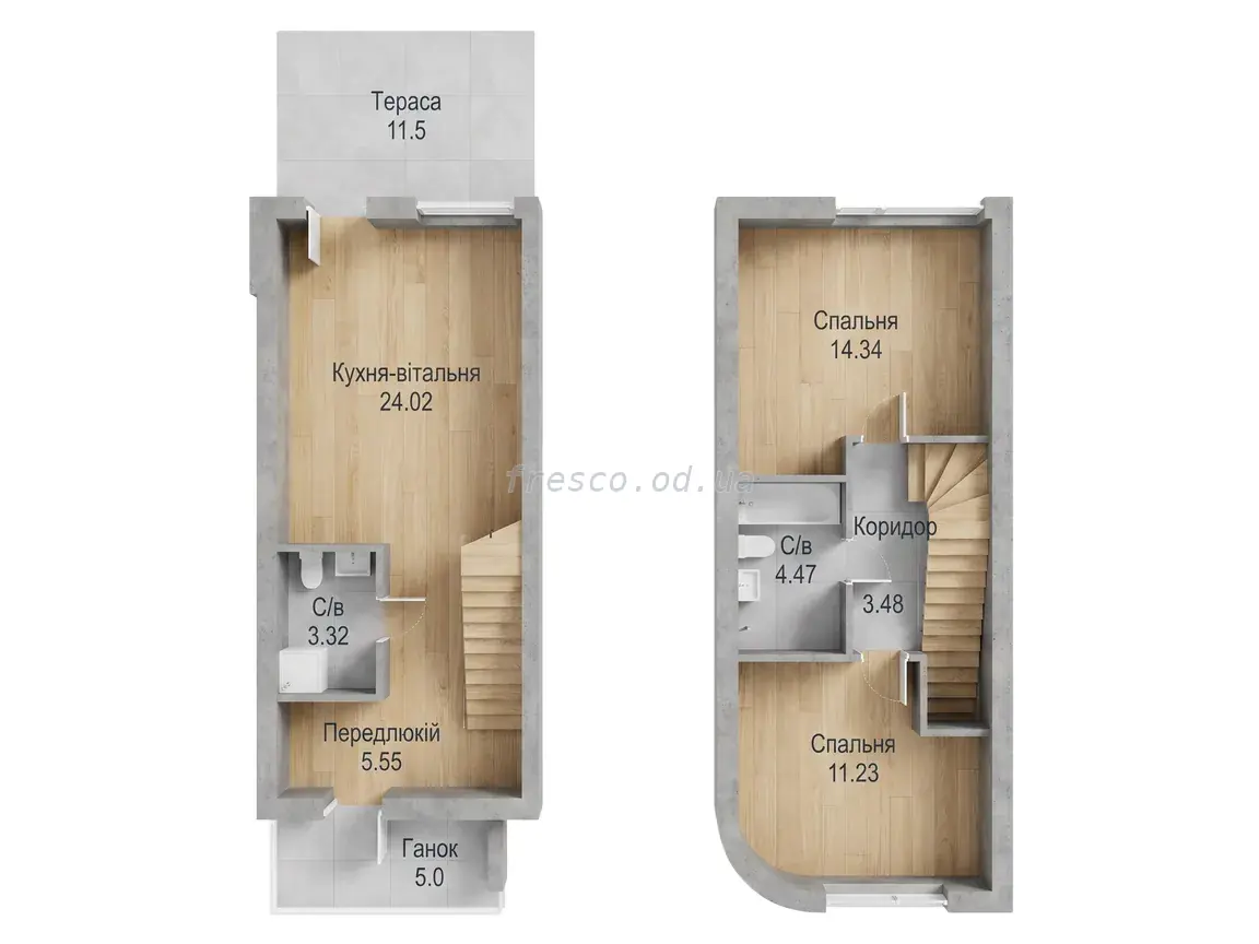 Townhouse · 73.07 m² · ArtPark Townhouses