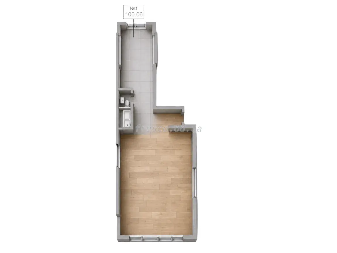 Office · 100.06 m² · Platon Business Center