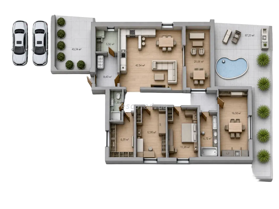 Townhouse · 144.8 m² · Semila Cottages