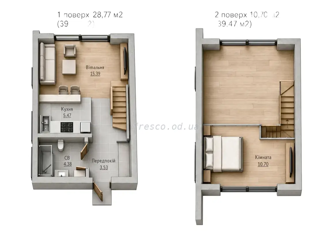 Cottage · 39.47 m² · Gross Liebenthal Community