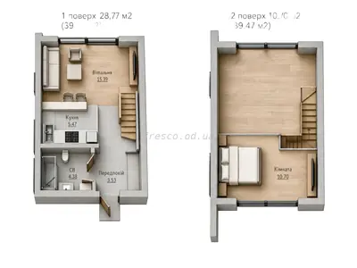 Коттедж · 39.47 м² · Гросс либенталь