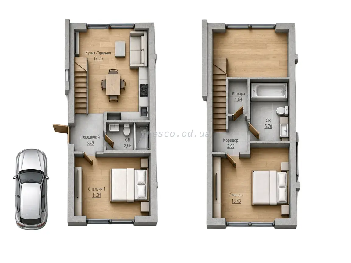 Cottage · 59.14 m² · Gross Liebenthal Community