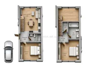 Коттедж · 59.14 м² · Гросс либенталь