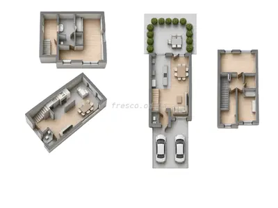 Таунхаус · 103.06 м² · Cuvee village