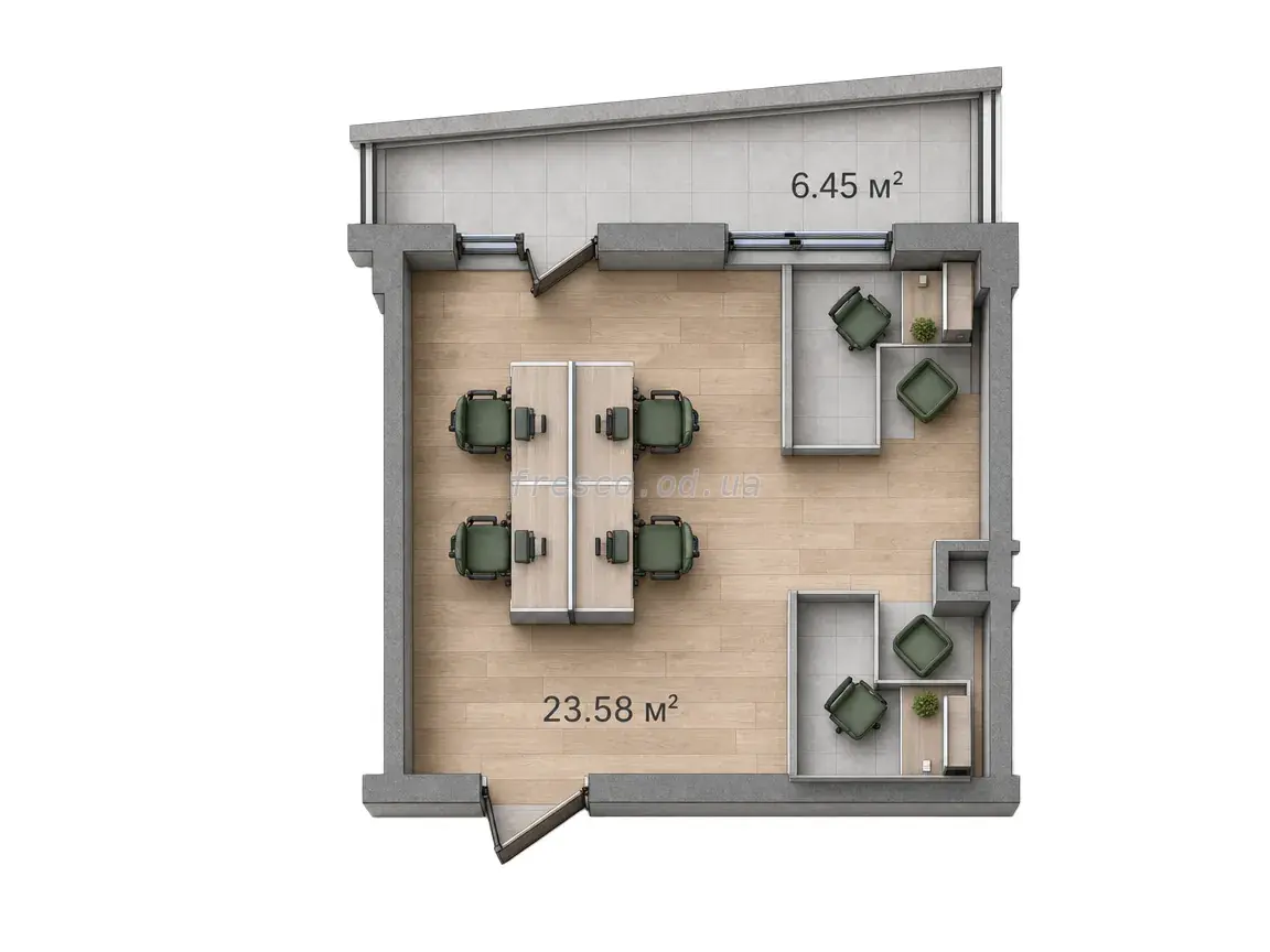 Офис · 26.81 м² · Unity Towers
