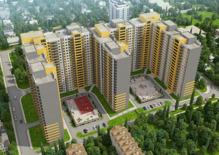ЖК Михайловский городок двор
