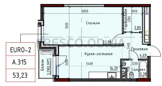 Однокомнатные апартаменты · Пространство на Дачной