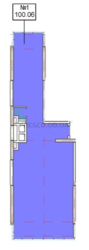 Office · 100.06 m² · Platon Business Center