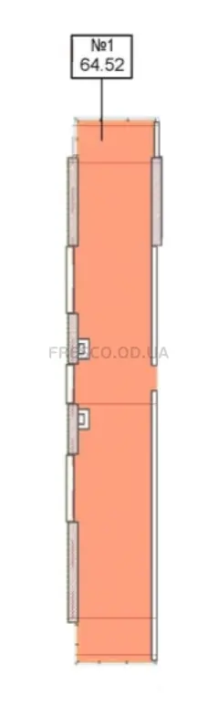 Office · 64.52 m² · Platon Business Center