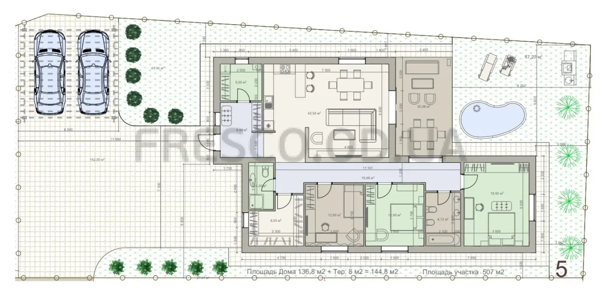 Townhouse · 144.8 m² · Semila Cottages
