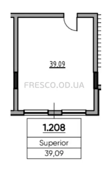Однокомнатная · 36.97 м² · MIY by Five Forces