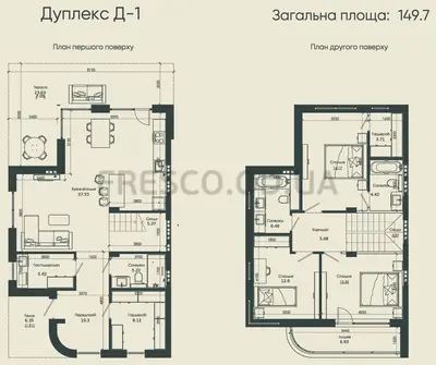 Таунхаус · 149.69 м² · Коттеджи One Club Village