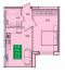 Однокімнатна - Приморські Сади Продано Площа: 37,46 m²