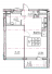 Однокімнатна - ЖК Manhattan Продано Площа: 45,6 m²