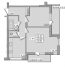 Двокімнатна - Platinum Residence Продано Площа: 59,85 m²