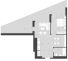 Однокімнатна - Aura Apart (Аура Апартментс)﻿ $ 74 672 Площа: 57,44 m²