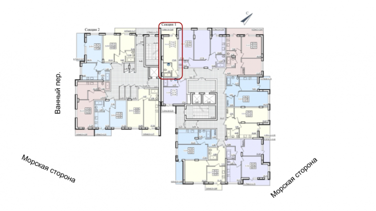 24,72 кв.м ЖК Платинум Резиденс Platinum Residence однокімнатна Смарт розташування На поверсі 