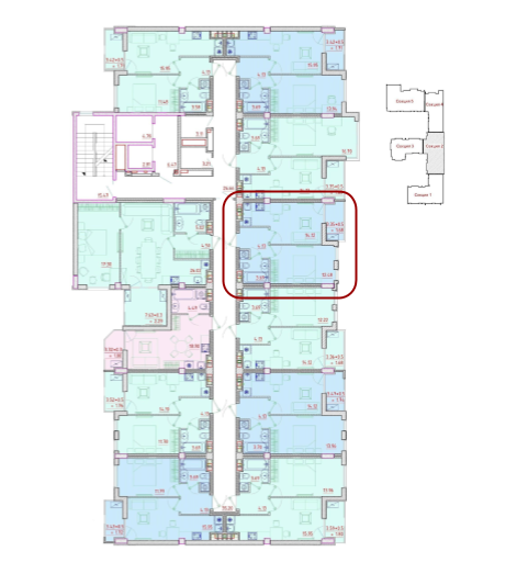 37,34 кв.м Клубний Дім Простір На Неделина однокімнатна розташування На поверсі 