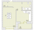 Однокімнатна - Парк Совіньйон Продано Площа: 44,1 m²