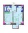 Однокімнатна - ITown Продано Площа: 40,32 m²