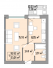Однокімнатна - Акварель 2 Продано Площа: 34,55 m²