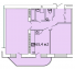 Двокімнатна - ЖК Теплий будинок Продано Площа: 65,4 m²