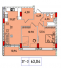 Двокімнатна - Derby Style House $ 74 208 Площа: 61,84 m²