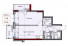 Двокімнатна - Пространство на Дачній Продано Площа: 50,66 m²