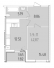 Однокімнатна - ЖК 63 Перлина Кадорр сіті Продано Площа: 42,87 m²