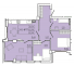 Трикімнатна - Приморські Сади $ 54 240 Площа: 67,8 m²