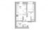 Однокімнатна - ЖК Кекс $ 33 251 Площа: 30,96 m²