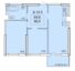 Двокімнатна - Акрополь $ 77 220 Площа: 66 m²
